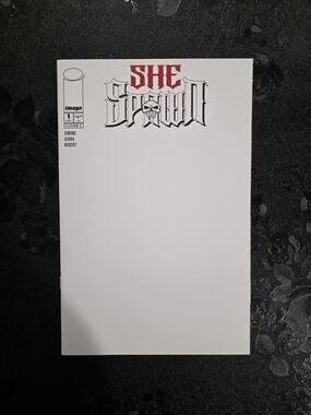Image Comics She Spawn #1 Cover C Blank Variant 2026